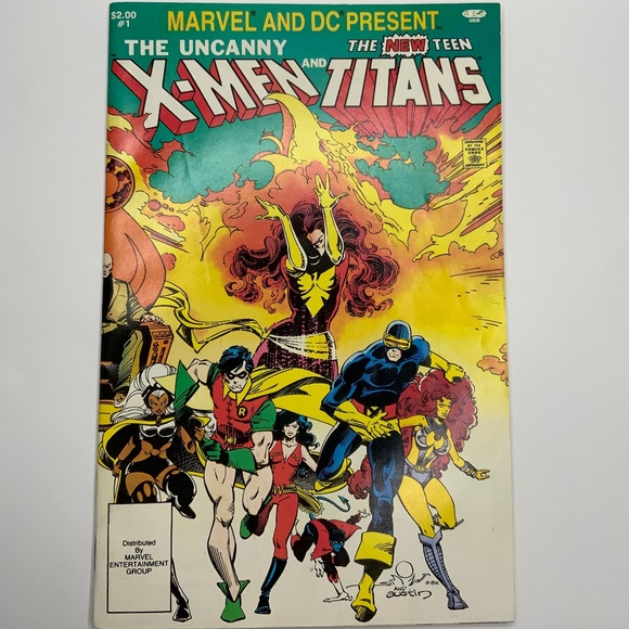 The Uncanny X-Men and The New Teen Titans #1©️1982